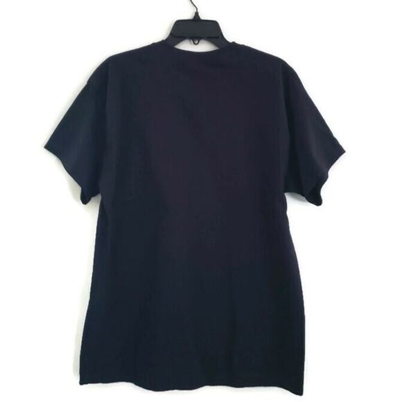 Gildan Men's Graphic Black Tee Short Sleeve Urban Large - Picture 2 of 6